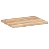 Vidaxl wandschappen 3 st zwevend 60x30x2 cm onbehandeld acaciahout