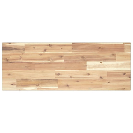 Vidaxl wandschap zwevend 100x30x2 cm onbehandeld massief acaciahout
