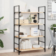 Vidaxl wandschappen 2 st zwevend 100x40x2 cm onbehandeld acaciahout