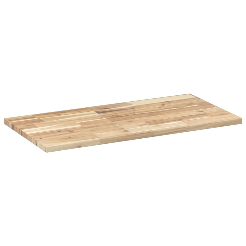 Vidaxl wandschappen 3 st zwevend 100x40x2 cm onbehandeld acaciahout