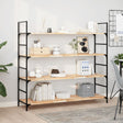Vidaxl wandschap zwevend 120x40x2 cm onbehandeld massief acaciahout