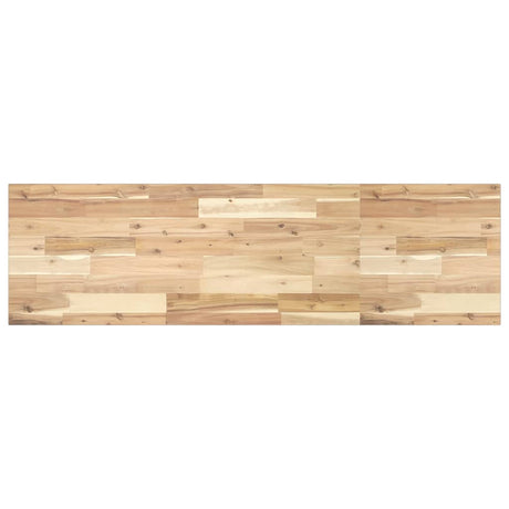 Vidaxl wandschap zwevend 160x40x2 cm onbehandeld massief acaciahout