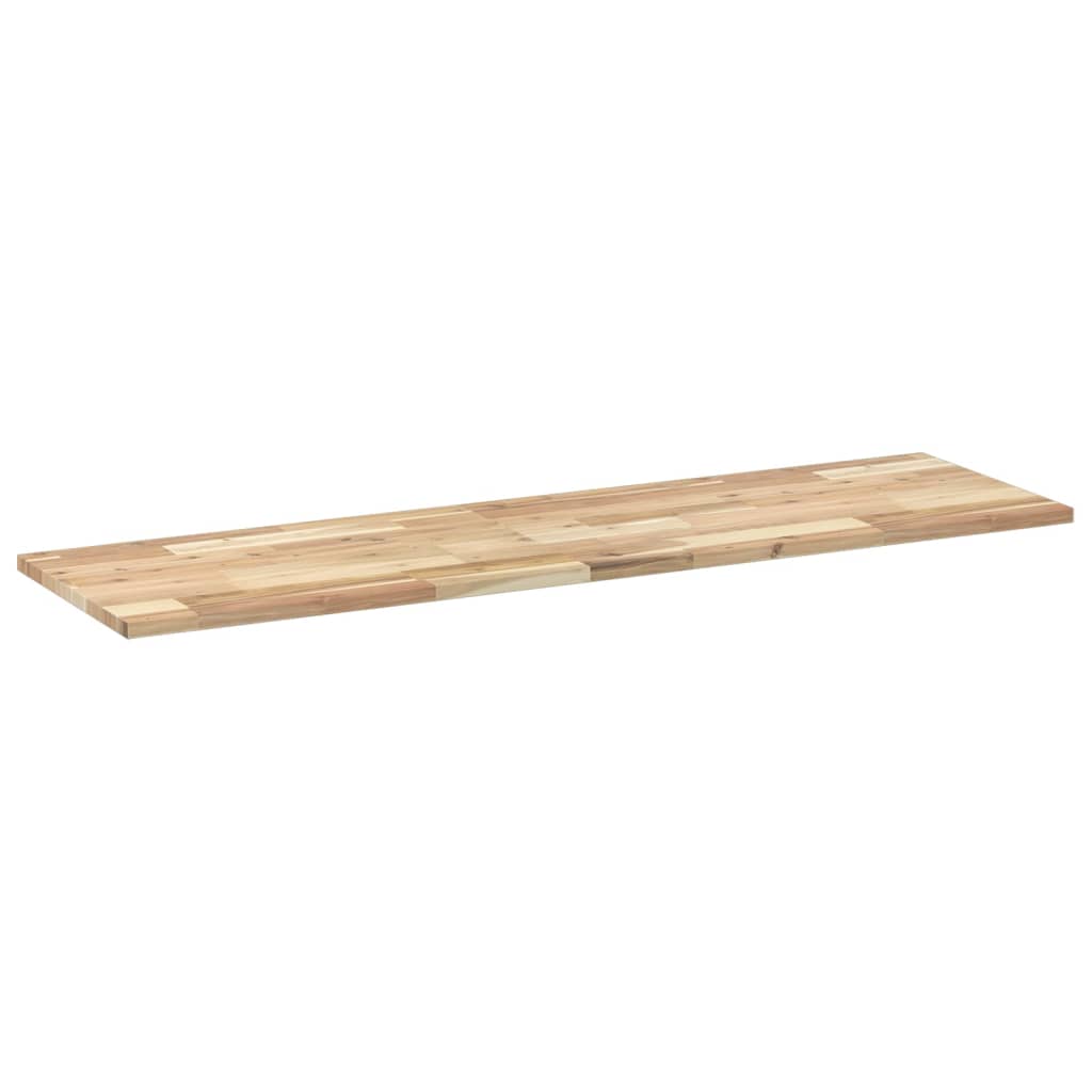 Vidaxl wandschappen 2 st zwevend 160x40x2 cm onbehandeld acaciahout
