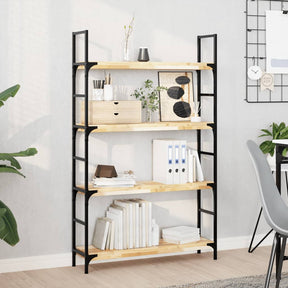 Vidaxl wandschappen 3 st zwevend 100x20x4 cm onbehandeld acaciahout