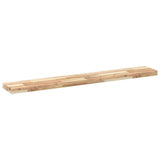 Vidaxl wandschap zwevend 160x20x4 cm onbehandeld massief acaciahout