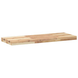 Vidaxl wandschappen 2 st zwevend 80x30x4 cm onbehandeld acaciahout