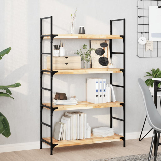 Vidaxl wandschappen 4 st zwevend 80x30x4 cm onbehandeld acaciahout
