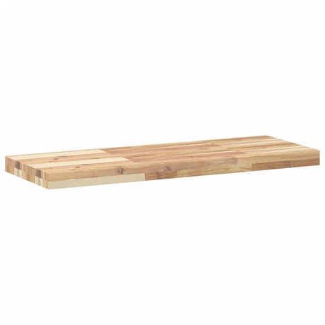 Vidaxl wandschap zwevend 100x30x4 cm onbehandeld massief acaciahout