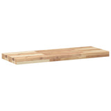 Vidaxl wandschappen 3 st zwevend 100x30x4 cm onbehandeld acaciahout