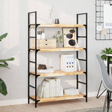 Vidaxl wandschappen 3 st zwevend 100x30x4 cm onbehandeld acaciahout