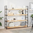 Vidaxl wandschap zwevend 120x30x4 cm onbehandeld massief acaciahout