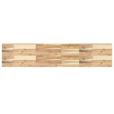 Vidaxl wandschap zwevend 160x30x4 cm onbehandeld massief acaciahout