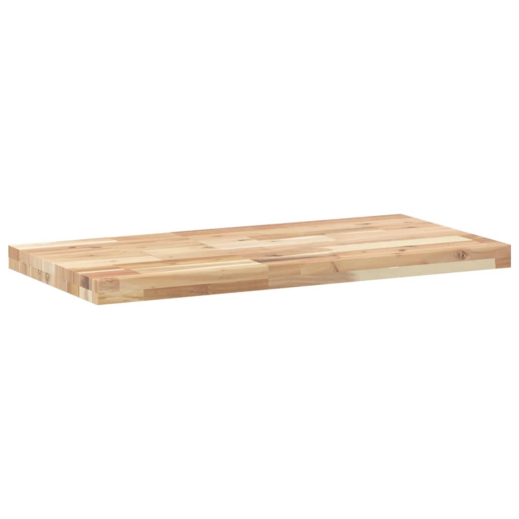Vidaxl wandschappen 2 st zwevend 60x40x4 cm onbehandeld acaciahout