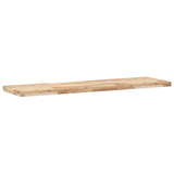 Vidaxl wandschappen 2 st zwevend 120x40x4 cm onbehandeld acaciahout