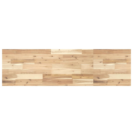 Vidaxl wandschap zwevend 160x40x4 cm onbehandeld massief acaciahout