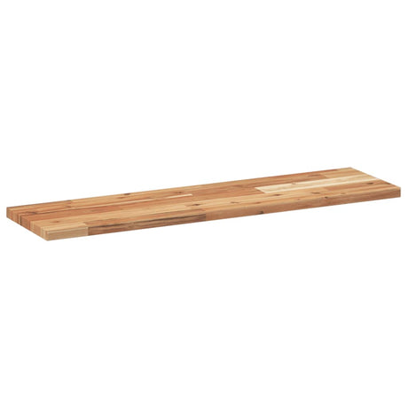 Vidaxl wandschappen 4 st zwevend olieafwerking 100x20x2 cm acaciahout