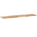 Vidaxl wandschap zwevend olieafwerking 140x30x2 cm massief acaciahout