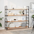 Vidaxl wandschap zwevend olieafwerking 140x30x2 cm massief acaciahout