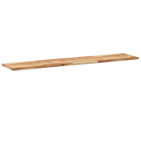 Vidaxl wandschappen 2 st zwevend olieafwerking 140x30x2 cm acaciahout