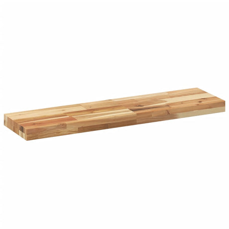 Vidaxl wandschappen 3 st zwevend olieafwerking 80x20x4 cm acaciahout