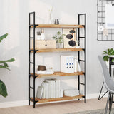 Vidaxl wandschappen 2 st zwevend olieafwerking 100x20x4 cm acaciahout