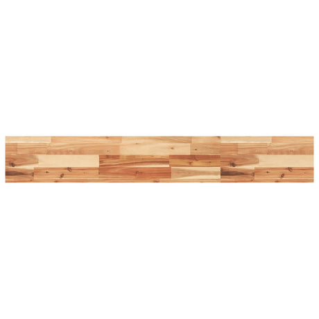 Vidaxl wandschap zwevend olieafwerking 120x20x4 cm massief acaciahout