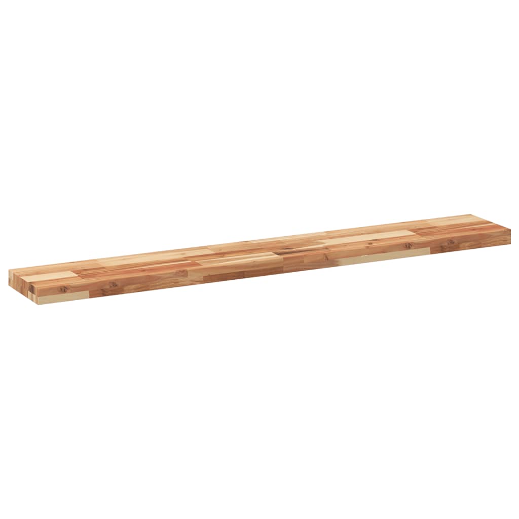 Vidaxl wandschappen 3 st zwevend olieafwerking 140x20x4 cm acaciahout