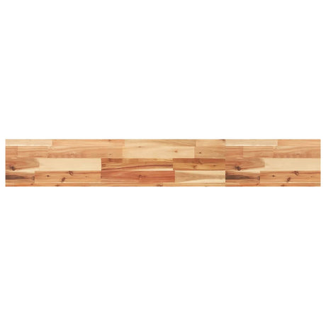 Vidaxl wandschap zwevend olieafwerking 160x20x4 cm massief acaciahout