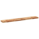 Vidaxl wandschappen 2 st zwevend olieafwerking 160x20x4 cm acaciahout