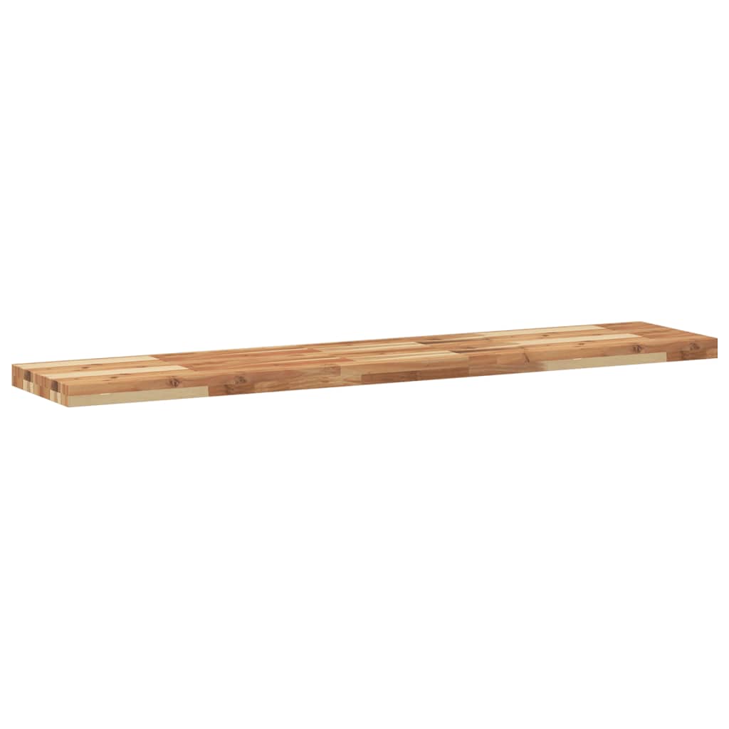 Vidaxl wandschap zwevend olieafwerking 120x30x4 cm massief acaciahout
