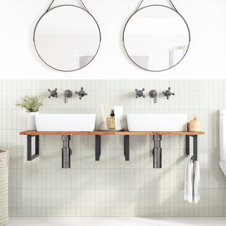 Vidaxl wastafelblad met olieafwerking 160x50x2 cm massief acaciahout