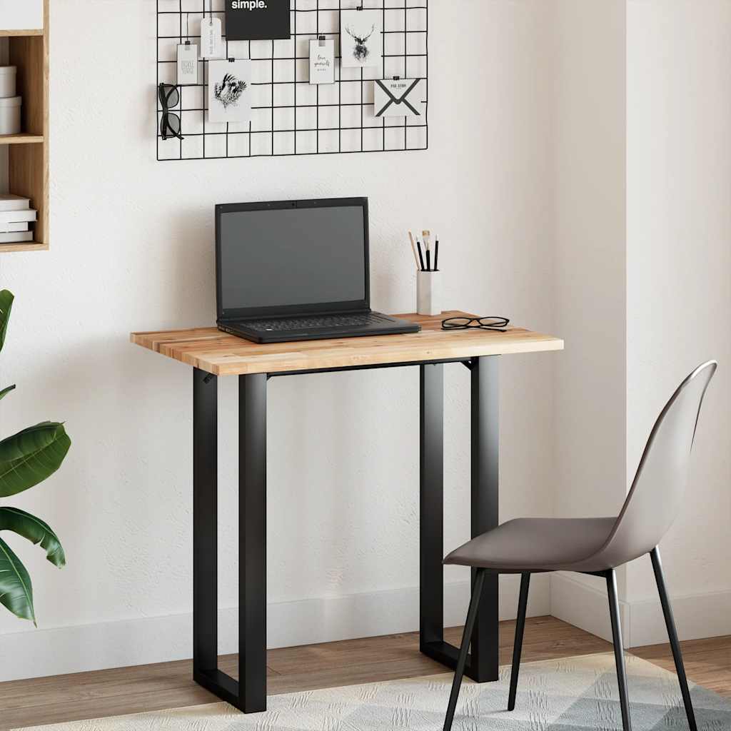 Vidaxl bureaublad 100x50x2 cm onbehandeld massief acaciahout