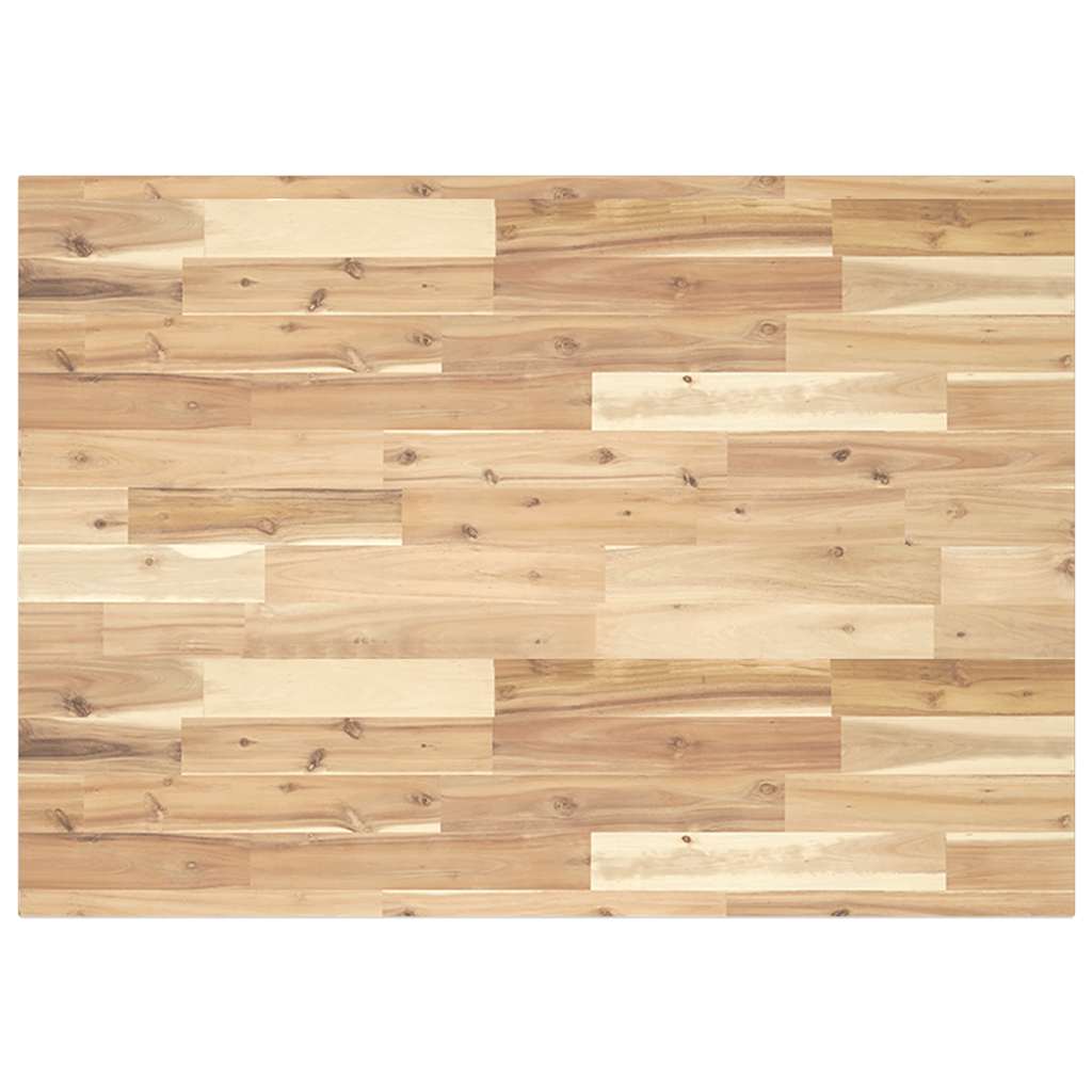 Vidaxl bureaublad 80x70x2 cm onbehandeld massief acaciahout
