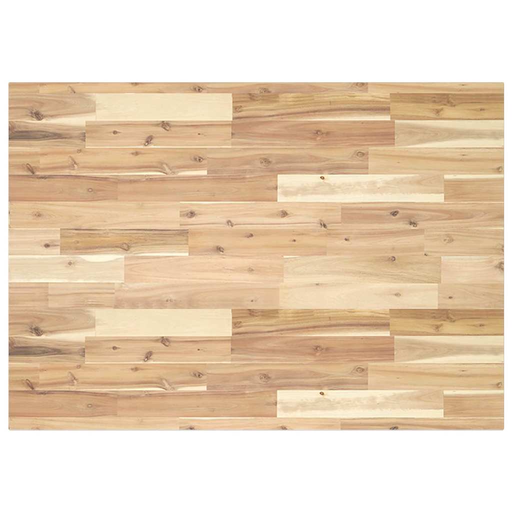 Vidaxl bureaublad 120x70x2 cm onbehandeld massief acaciahout