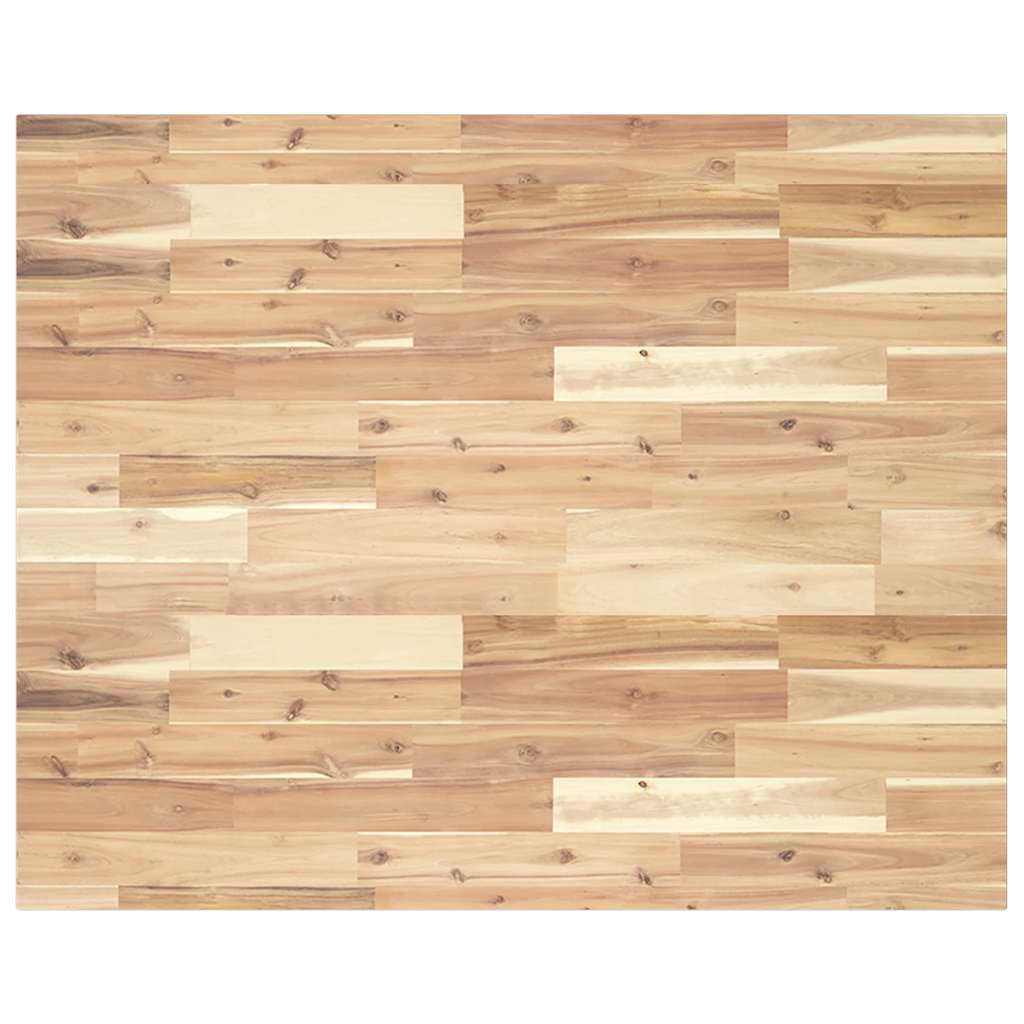 Vidaxl bureaublad 100x80x2 cm onbehandeld massief acaciahout