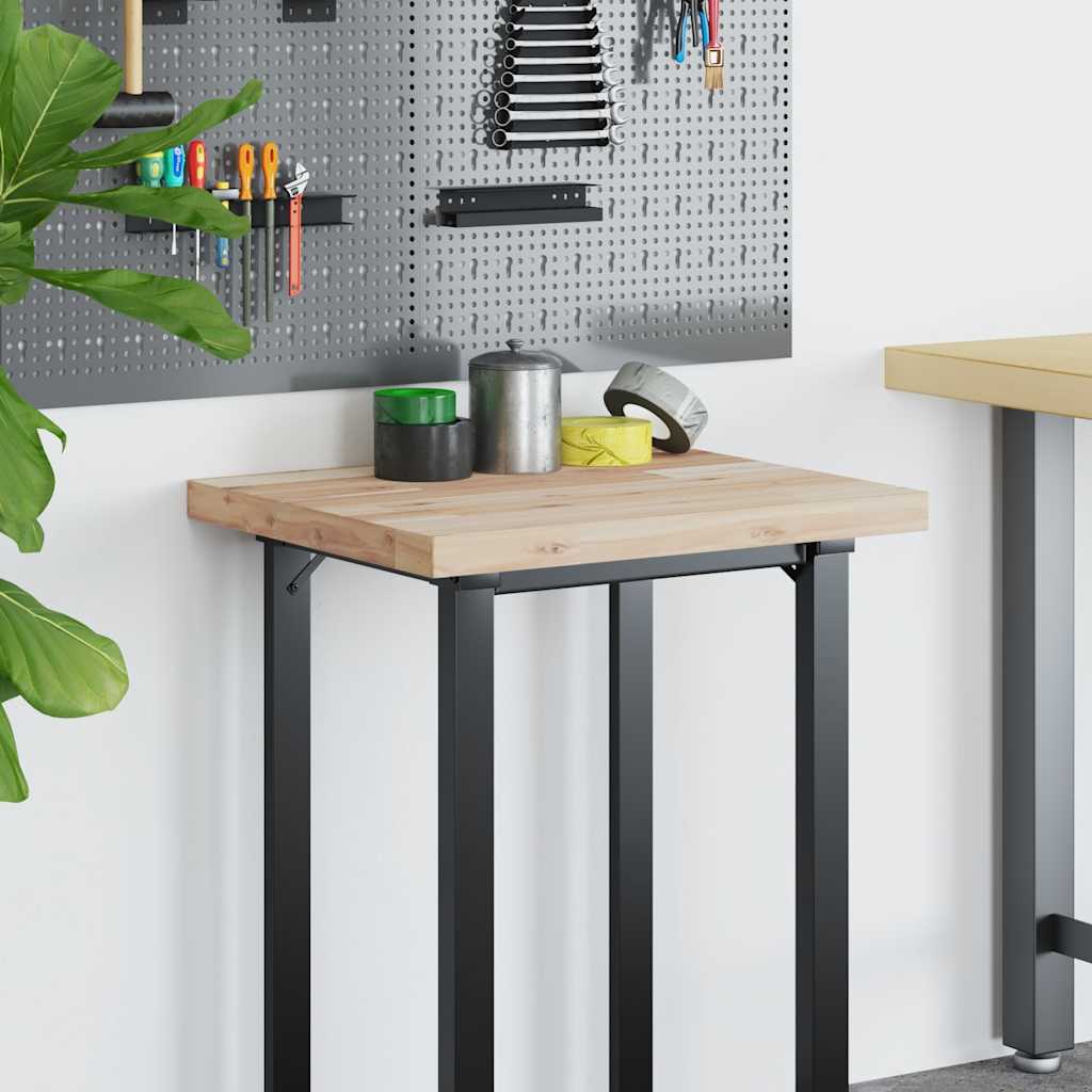 Vidaxl bureaublad 60x50x4 cm onbehandeld massief acaciahout