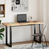 Vidaxl bureaublad 160x50x4 cm onbehandeld massief acaciahout