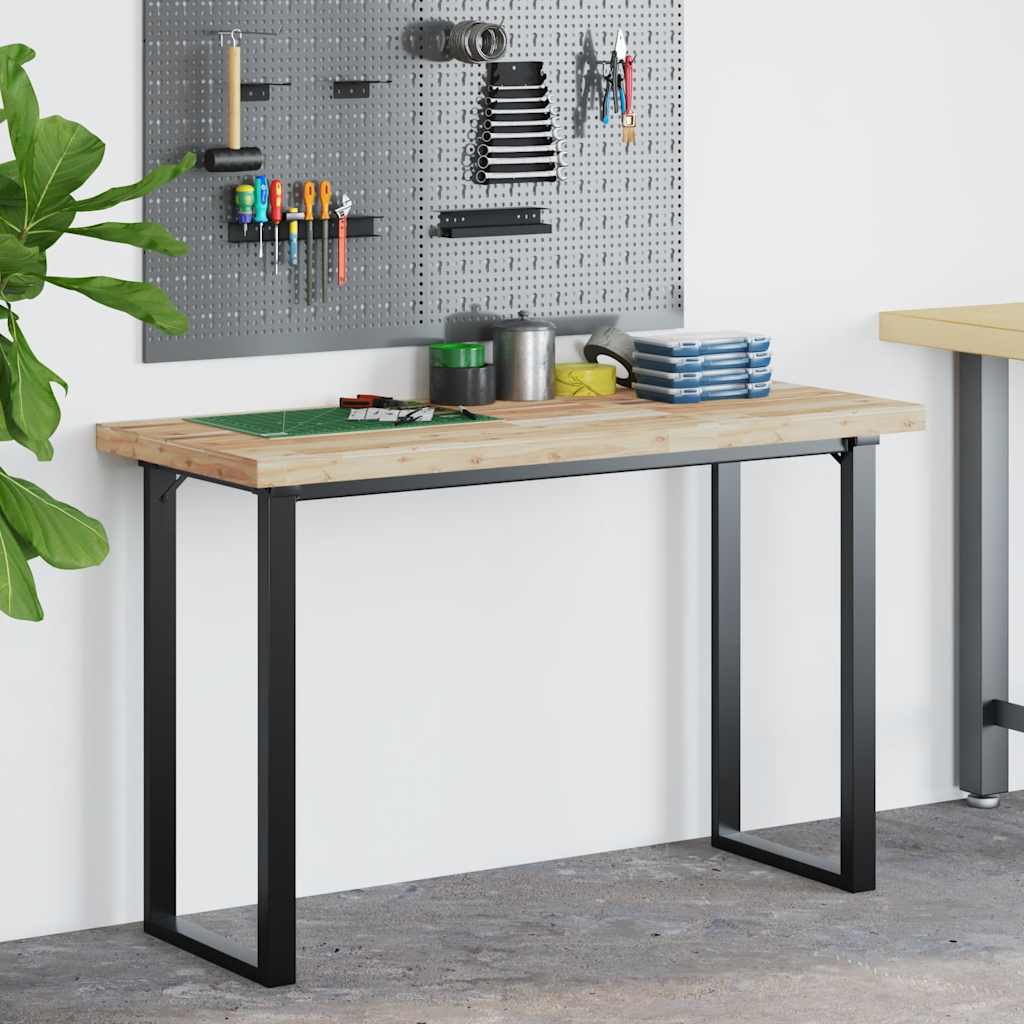 Vidaxl bureaublad 160x50x4 cm onbehandeld massief acaciahout