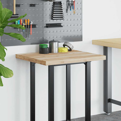 Vidaxl bureaublad 80x60x4 cm onbehandeld massief acaciahout