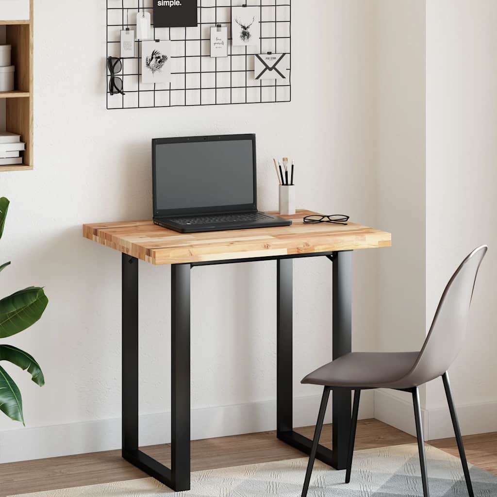 Vidaxl bureaublad 100x60x4 cm onbehandeld massief acaciahout