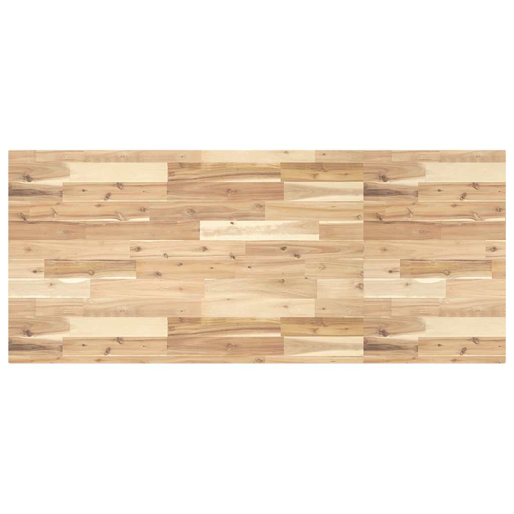 Vidaxl bureaublad 140x60x4 cm onbehandeld massief acaciahout