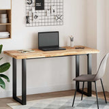 Vidaxl bureaublad 140x60x4 cm onbehandeld massief acaciahout