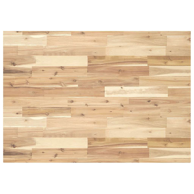 Vidaxl bureaublad 100x70x4 cm onbehandeld massief acaciahout