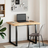 Vidaxl bureaublad 100x80x4 cm onbehandeld massief acaciahout