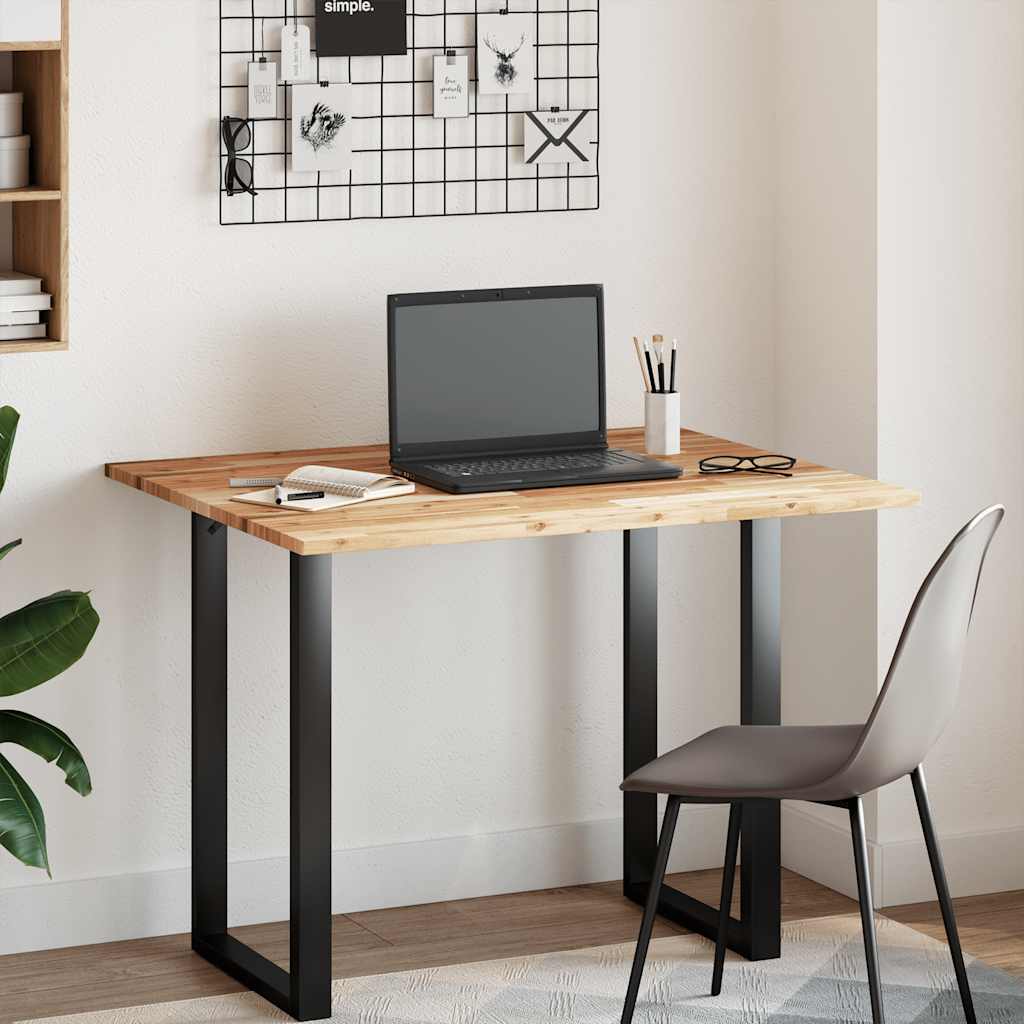 Vidaxl bureaublad met olieafwerking 100x80x2 cm massief acaciahout