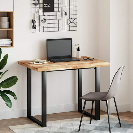 Vidaxl bureaublad met olieafwerking 100x70x4 cm massief acaciahout
