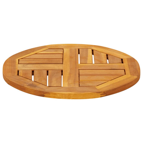 Vidaxl tafelblad rond ø 40x2 cm massief acaciahout