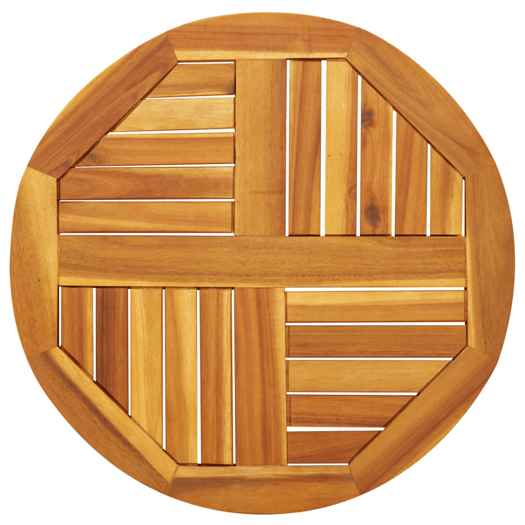 Vidaxl tafelblad rond ø 60x2 cm massief acaciahout