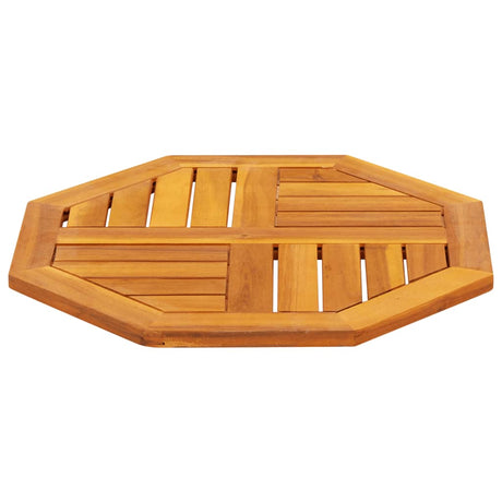 Vidaxl tafelblad achthoekig 50x50x2 cm massief acaciahout