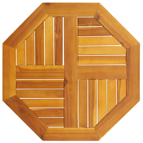 Vidaxl tafelblad achthoekig 60x60x2 cm massief acaciahout